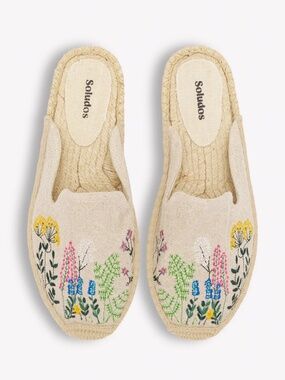 NWT SOLUDOS SMOKING MULE ESPADRILLES